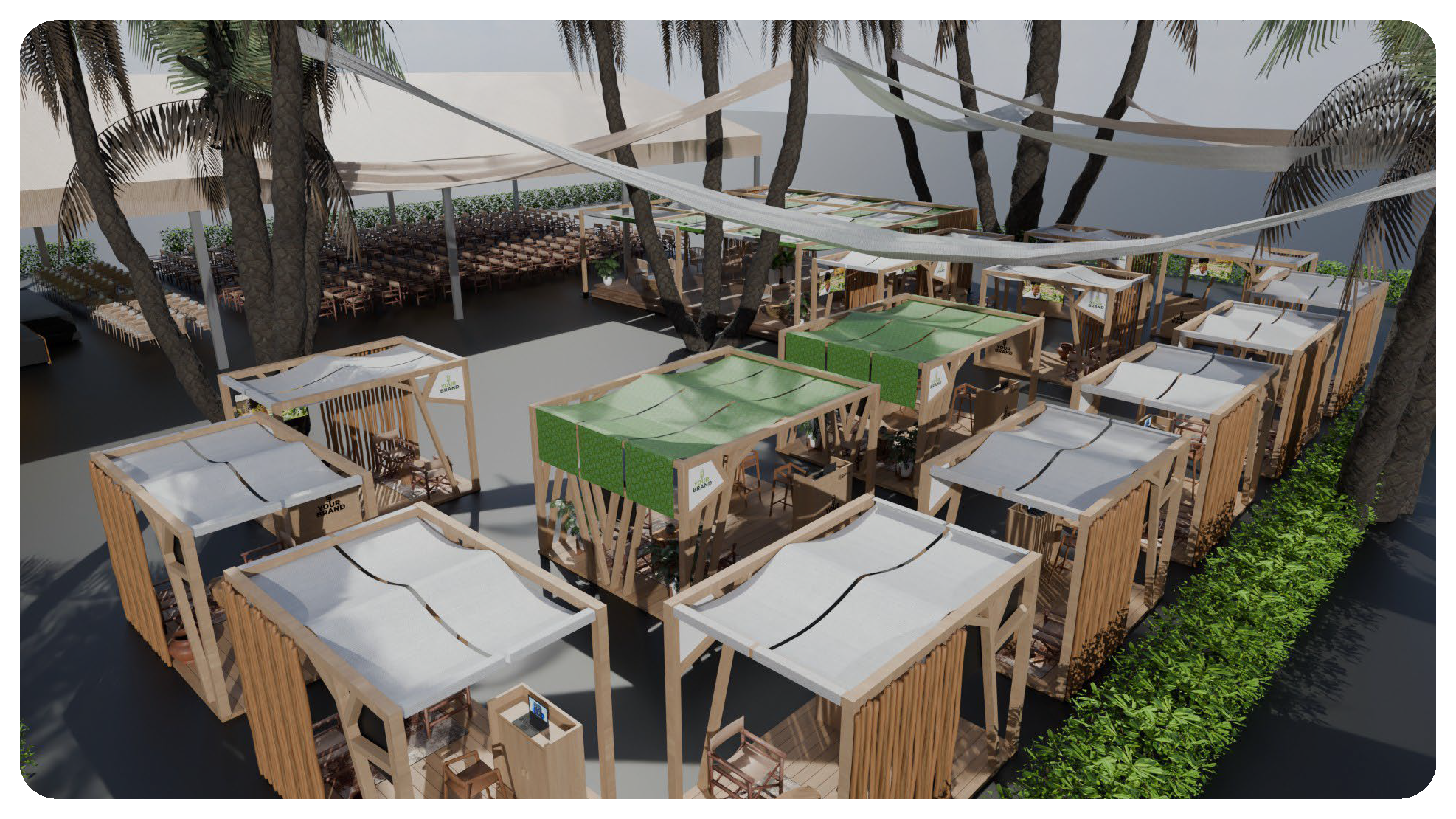 Botswana Sustainability Week exhibition village