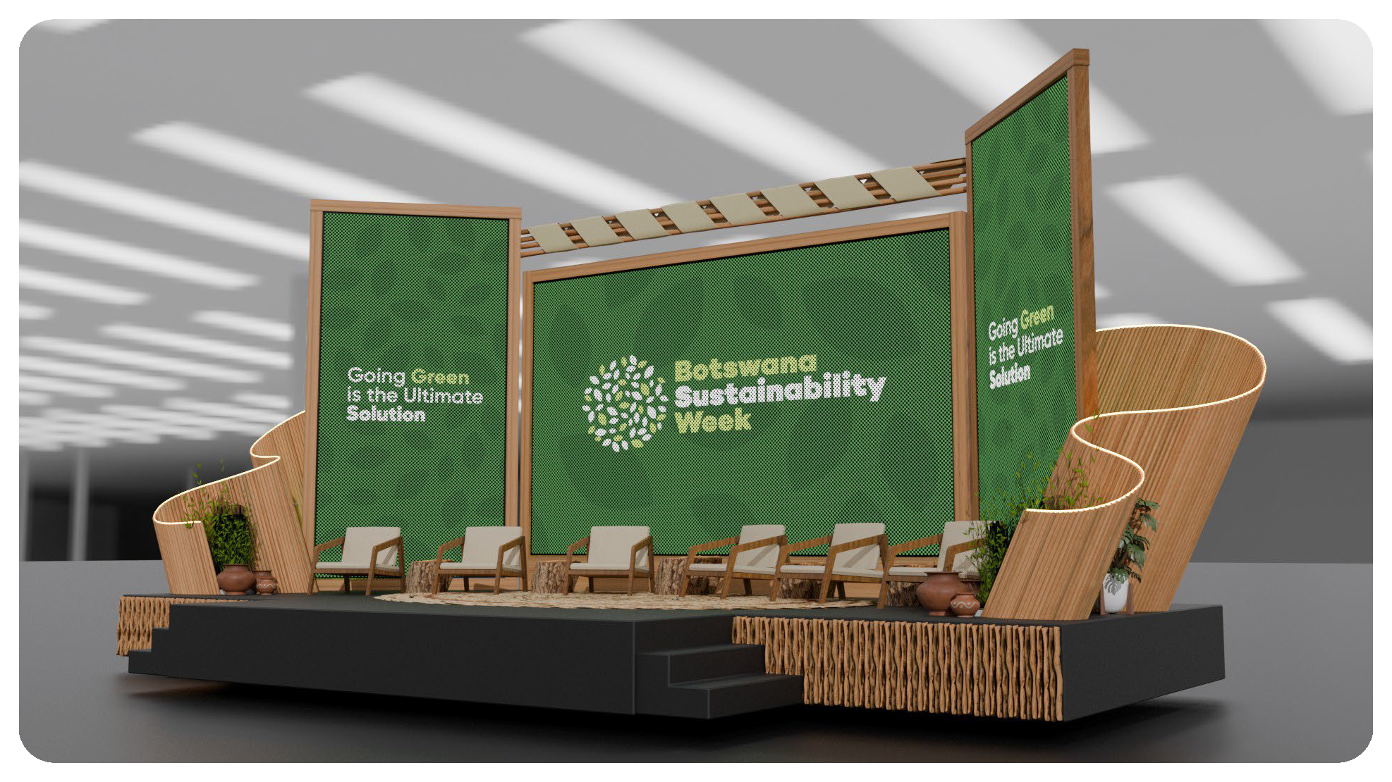 Botswana Sustainability Week Sector Roundtable stage